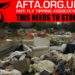 A new campaign from AFTA takes action against fly-tipping across the UK