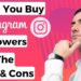 Should you Buy Instagram Followers? The Pros & Cons