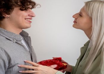 Exchanging Heartfelt Symbols of Love on Valentine’s Day