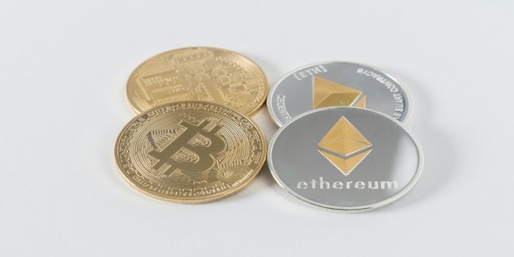 Close-up Crypto Coins