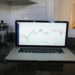 Investment Graph and Chart on a laptop screen