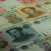 Pile of Yuan Paper Bills