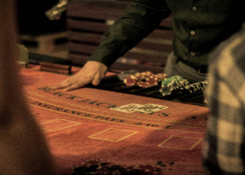 blackjack table