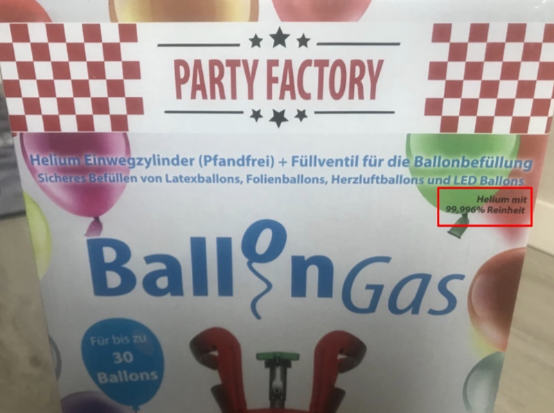 Balloon Gas