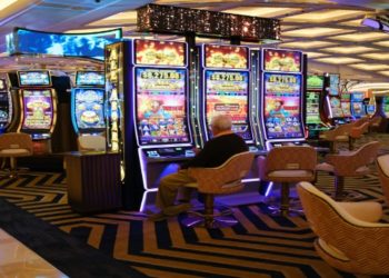 Casino Room and Slot Machines
