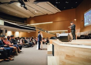 Group of people on a seminar event