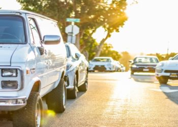 Different on a parking lot