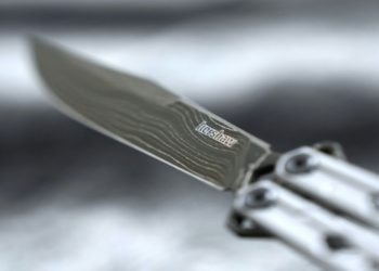 Close-up of the Butterfly Knife
