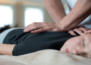 Patient receives an Osteopathy treatment