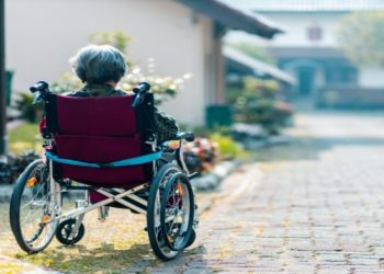 Senior Citizen in a wheelchair