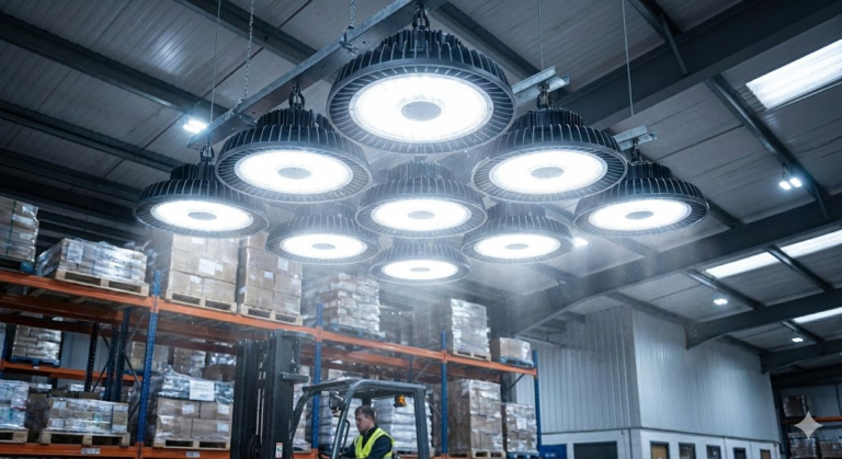 High-Performance Industrial LED High Bay Lighting for Large-Scale ...