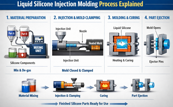 What is Liquid Silicone Rubber Injection Molding Process in Engineering?