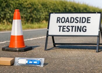 Areas in the UK with the highest drug driving rates