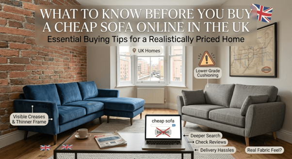 What to Know Before You Buy a Cheap Sofa Online in the UK