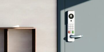 How is door security evolving between traditional mechanisms and connected technology?