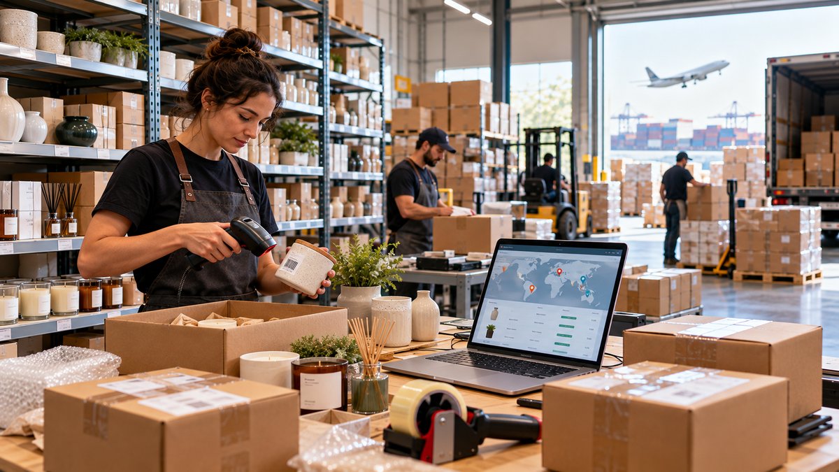 International ecommerce delivery and fulfilment