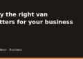 Commercial van parked outside a small business workshop at dawn