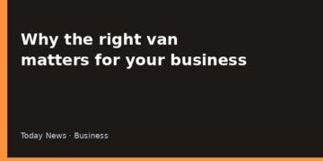 Commercial van parked outside a small business workshop at dawn