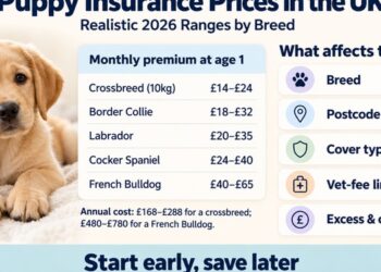 Puppy Insurance Prices in the UK: What New Dog Owners Should Know